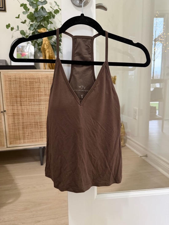 Klassy Network Tops - NWT Klassy Network Brown V-Neck Racerback Camisole